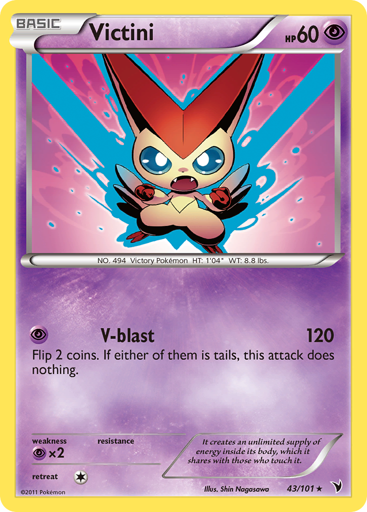 Victini (43/101) [Black & White: Noble Victories] | Exor Games Truro