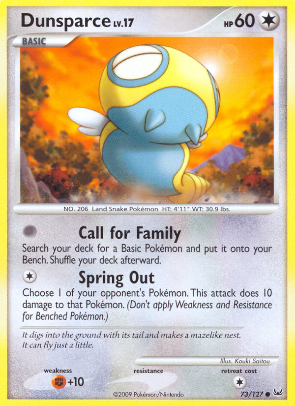 Dunsparce (73/127) [Platinum: Base Set] | Exor Games Truro