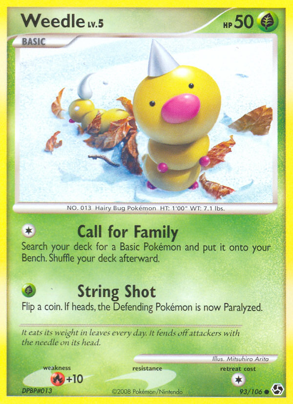 Weedle (93/106) [Diamond & Pearl: Great Encounters] | Exor Games Truro