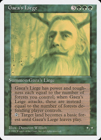 Gaea's Liege [Fourth Edition] | Exor Games Truro