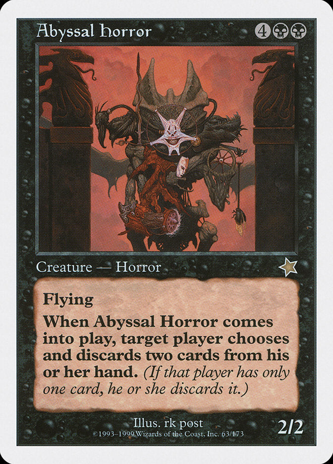 Abyssal Horror [Starter 1999] | Exor Games Truro