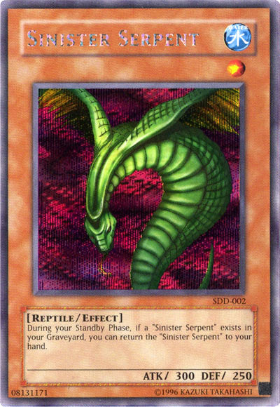 Sinister Serpent [SDD-002] Secret Rare | Exor Games Truro