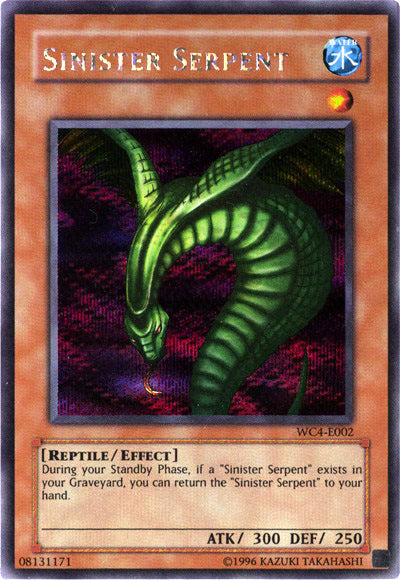 Sinister Serpent [WC4-E002] Prismatic Secret Rare | Exor Games Truro