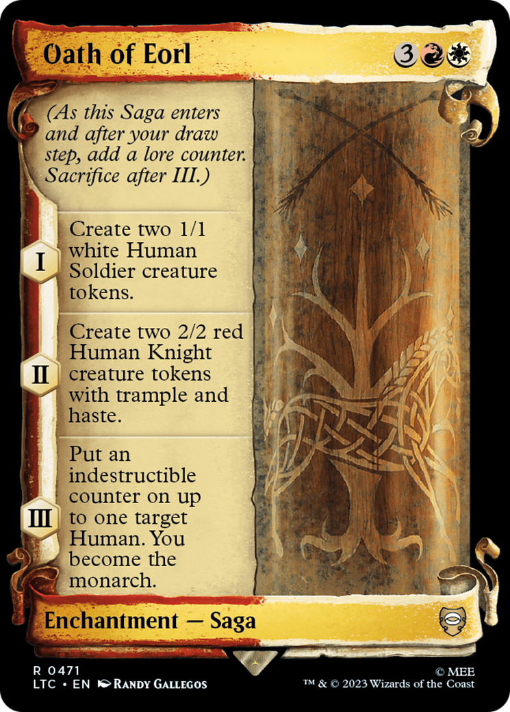 Oath of Eorl [The Lord of the Rings: Tales of Middle-Earth Commander Showcase Scrolls] | Exor Games Truro