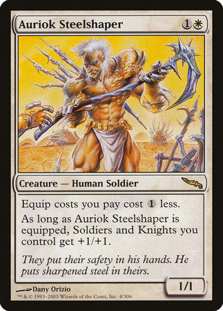 Auriok Steelshaper [Mirrodin] | Exor Games Truro