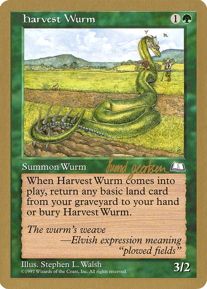 Harvest Wurm (Svend Geertsen) [World Championship Decks 1997] | Exor Games Truro