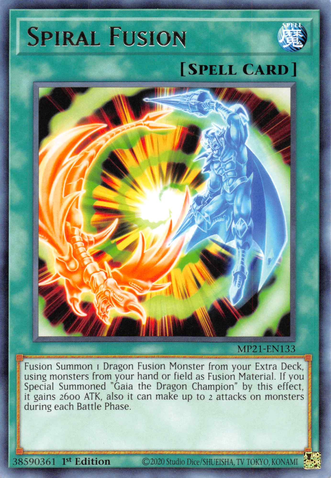 Spiral Fusion [MP21-EN133] Rare | Exor Games Truro