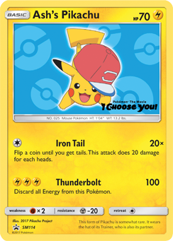 Ash's Pikachu (SM114) [Sun & Moon: Black Star Promos] | Exor Games Truro