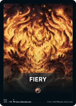 Fiery Theme Card [Jumpstart 2022 Front Cards] | Exor Games Truro