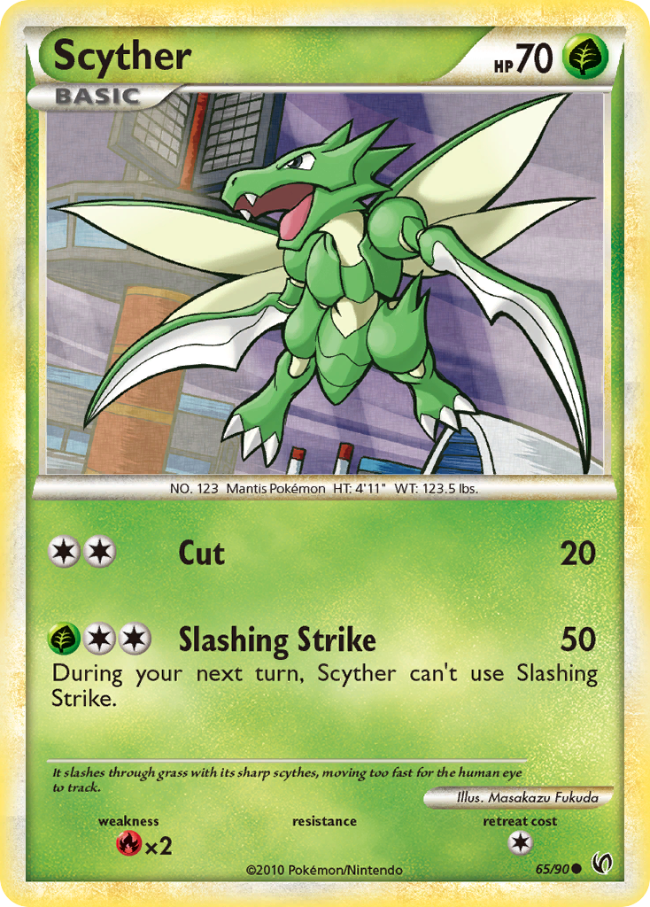 Scyther (65/90) [HeartGold & SoulSilver: Undaunted] | Exor Games Truro