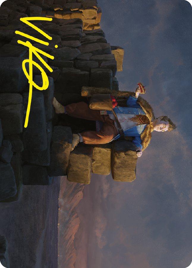 Pippin, Warden of Isengard Art Card (Gold-Stamped Signature) [The Lord of the Rings: Tales of Middle-earth Art Series] | Exor Games Truro