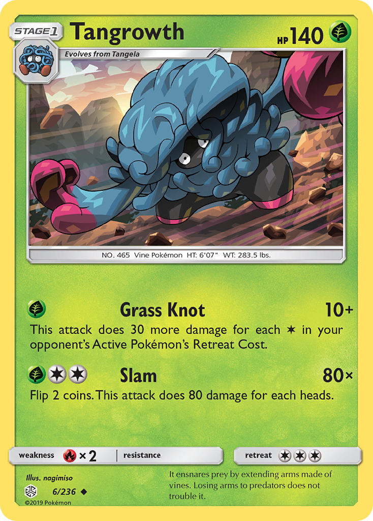Tangrowth (6/236) [Sun & Moon: Cosmic Eclipse] | Exor Games Truro