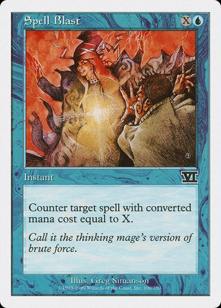 Spell Blast [Classic Sixth Edition] | Exor Games Truro