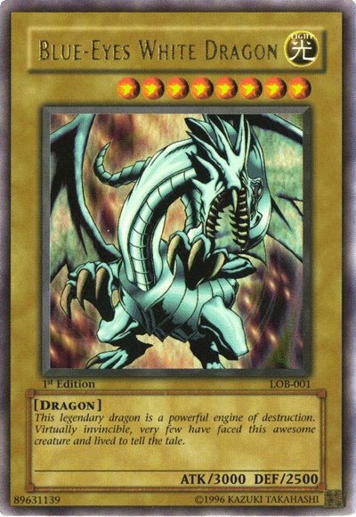 Blue-Eyes White Dragon [LOB-001] Ultra Rare | Exor Games Truro