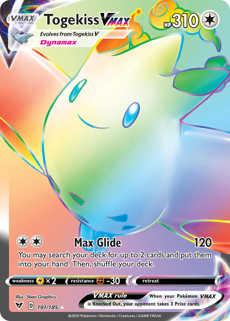 Togekiss VMAX (191/185) [Sword & Shield: Vivid Voltage] | Exor Games Truro