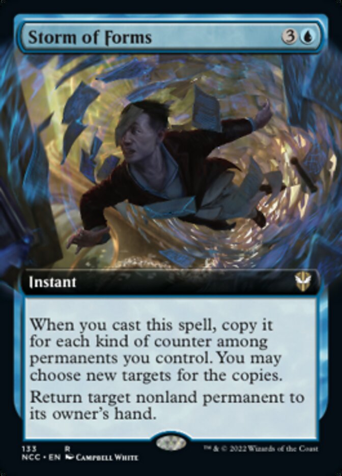 Storm of Forms (Extended Art) [Streets of New Capenna Commander] | Exor Games Truro