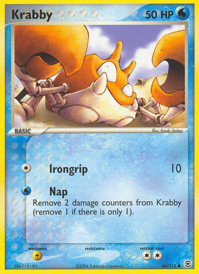 Krabby (66/112) [EX: FireRed & LeafGreen] | Exor Games Truro