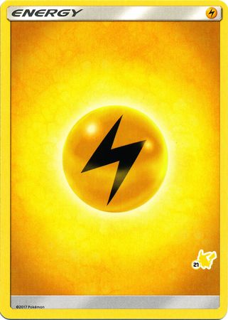 Lightning Energy (Pikachu Stamp #21) [Battle Academy 2020] | Exor Games Truro