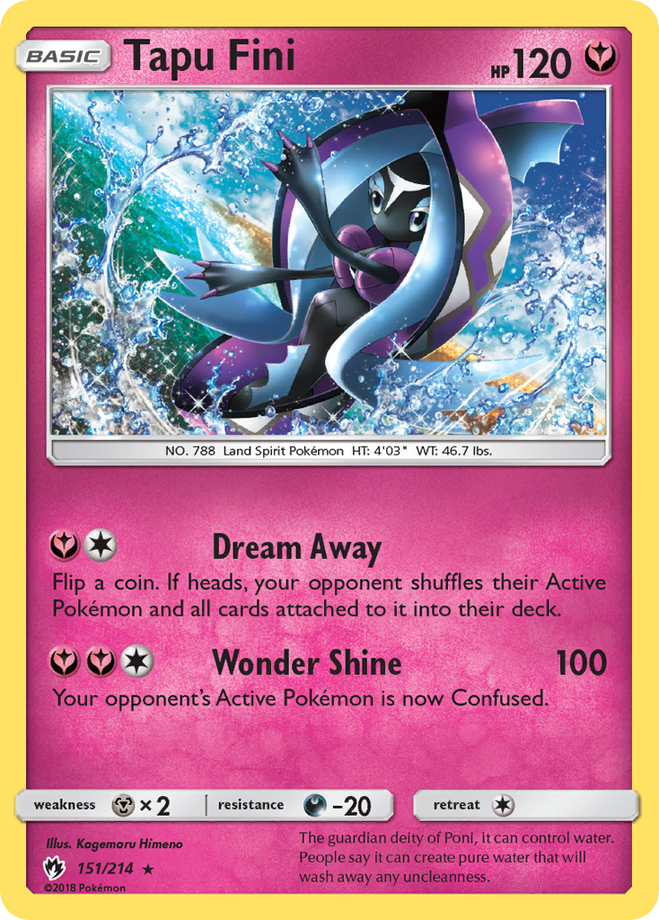 Tapu Fini (151/214) [Sun & Moon: Lost Thunder] | Exor Games Truro