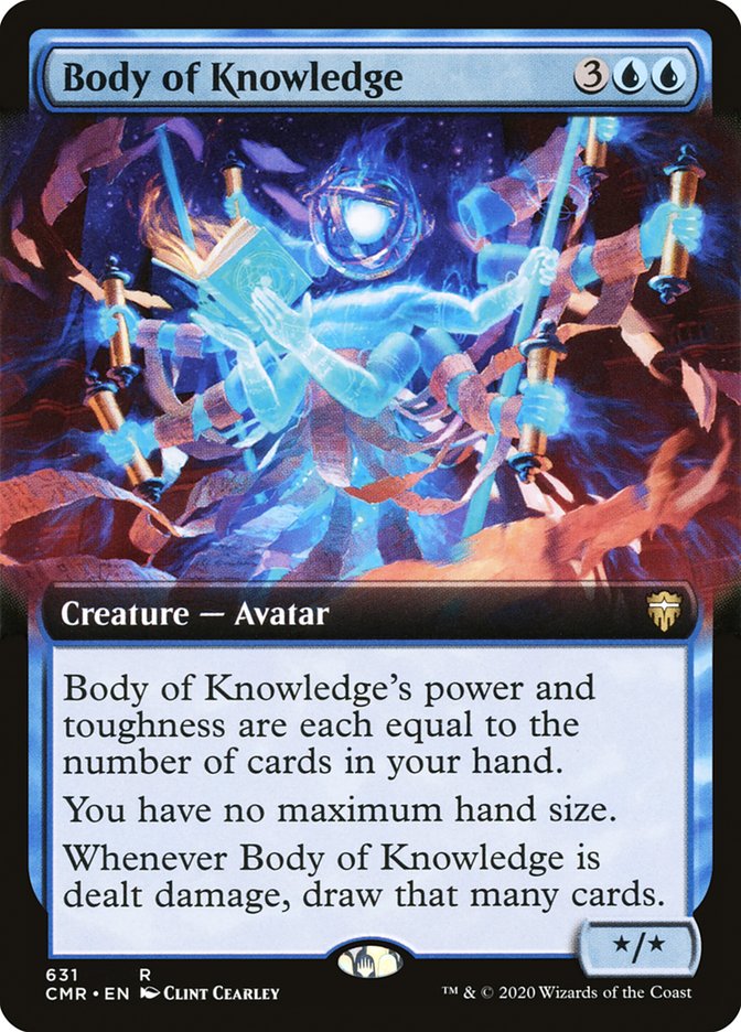 Body of Knowledge (Extended Art) [Commander Legends] | Exor Games Truro