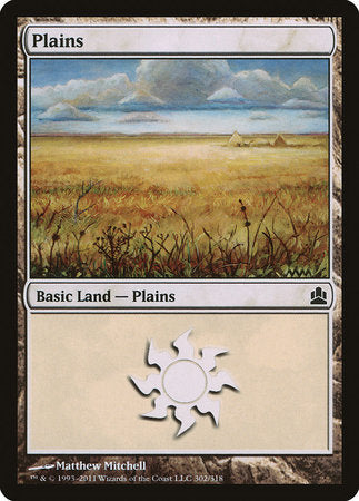 Plains (302) [Commander 2011] | Exor Games Truro