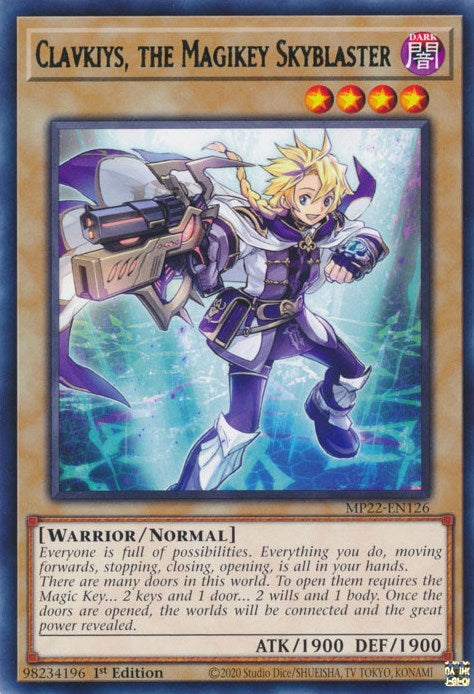 Clavkiys, the Magikey Skyblaster [MP22-EN126] Rare | Exor Games Truro