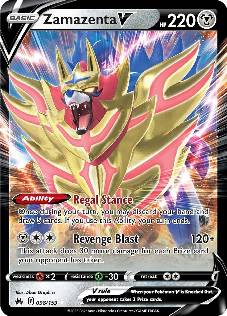 Zamazenta V (098/159) [Sword & Shield: Crown Zenith] | Exor Games Truro