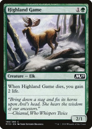 Highland Game [Core Set 2019] | Exor Games Truro