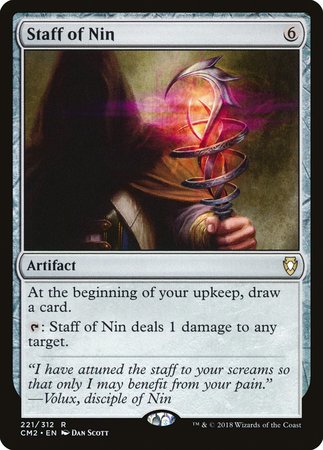 Staff of Nin [Commander Anthology Volume II] | Exor Games Truro