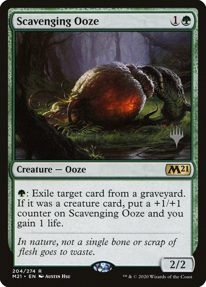 Scavenging Ooze (Promo Pack) [Core Set 2021 Promos] | Exor Games Truro