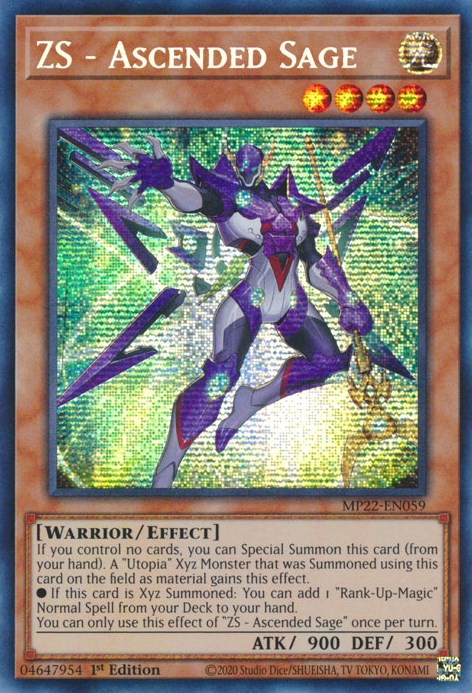 ZS - Ascended Sage [MP22-EN059] Prismatic Secret Rare | Exor Games Truro