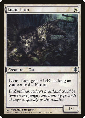 Loam Lion [Worldwake] | Exor Games Truro