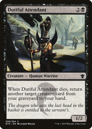 Dutiful Attendant [Dragons of Tarkir] | Exor Games Truro