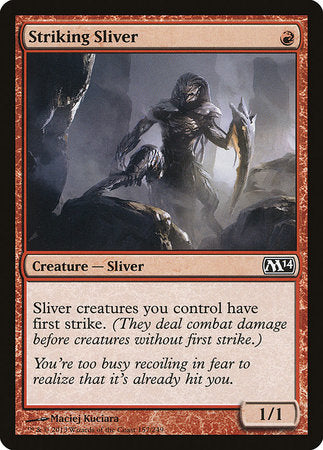 Striking Sliver [Magic 2014] | Exor Games Truro