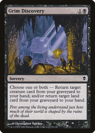 Grim Discovery [Zendikar] | Exor Games Truro