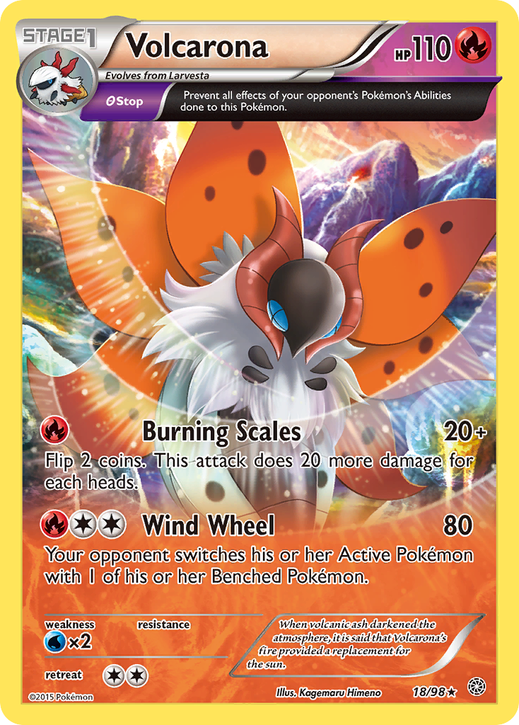 Volcarona (18/98) [XY: Ancient Origins] | Exor Games Truro