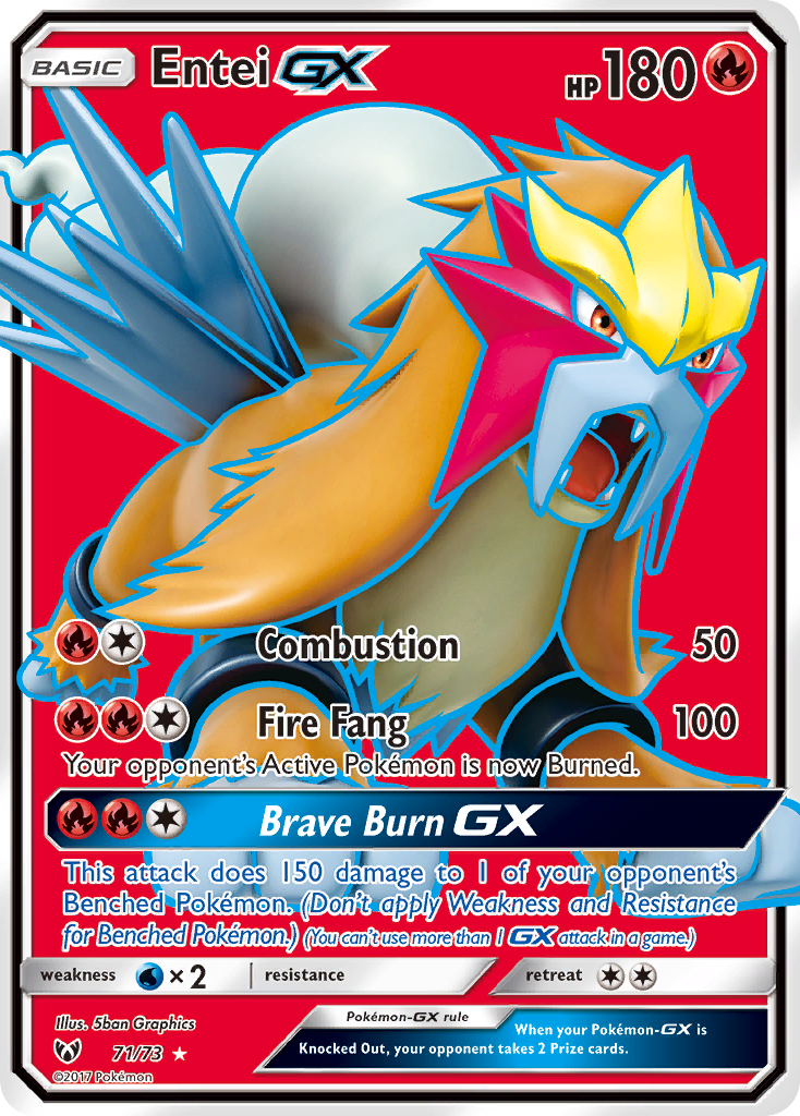 Entei GX (71/73) [Sun & Moon: Shining Legends] | Exor Games Truro