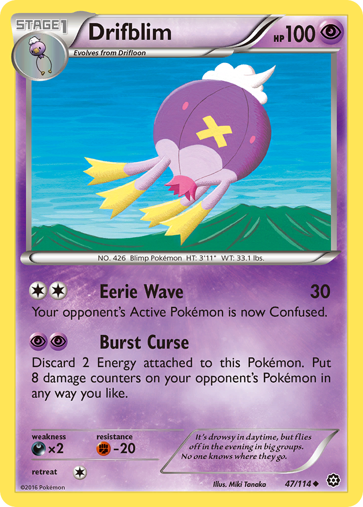 Drifblim (47/114) [XY: Steam Siege] | Exor Games Truro