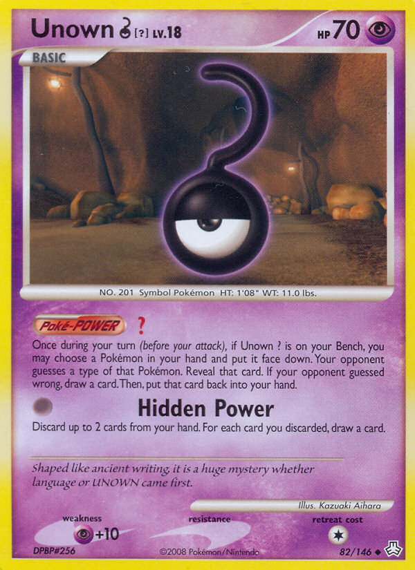 Unown ? (82/146) [Diamond & Pearl: Legends Awakened] | Exor Games Truro