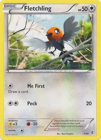 Fletchling (1/30) [XY: Trainer Kit 1 - Bisharp] | Exor Games Truro