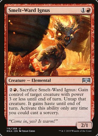 Smelt-Ward Ignus [Ravnica Allegiance] | Exor Games Truro