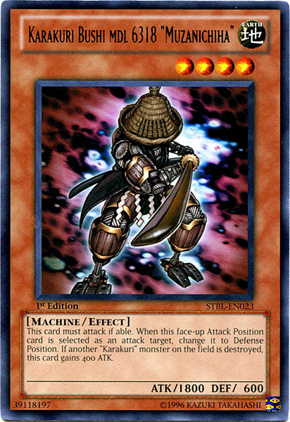 Karakuri Bushi mdl 6318 Muzanichiha [STBL-EN023] Rare | Exor Games Truro