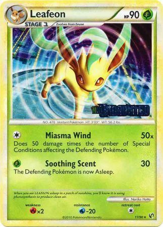 Leafeon (17/90) (Prerelease Promo) [Nintendo: Black Star Promos] | Exor Games Truro
