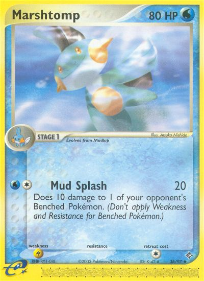 Marshtomp (36/97) [EX: Dragon] | Exor Games Truro