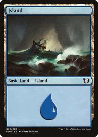 Island (72) [Duel Decks: Blessed vs. Cursed] | Exor Games Truro