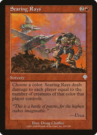 Searing Rays [Invasion] | Exor Games Truro