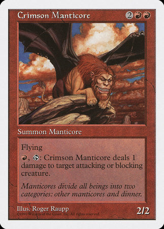 Crimson Manticore [Fifth Edition] | Exor Games Truro