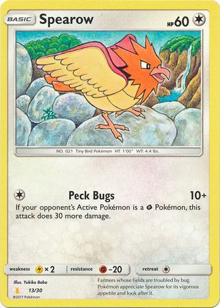 Spearow (13/30) [Sun & Moon: Trainer Kit - Alolan Raichu] | Exor Games Truro