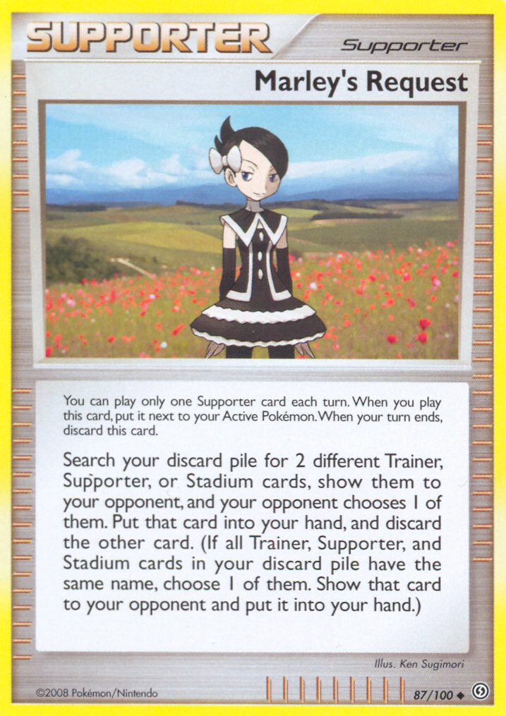 Marley's Request (87/100) [Diamond & Pearl: Stormfront] | Exor Games Truro