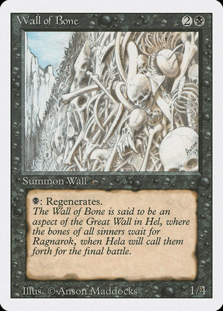 Wall of Bone [Revised Edition] | Exor Games Truro